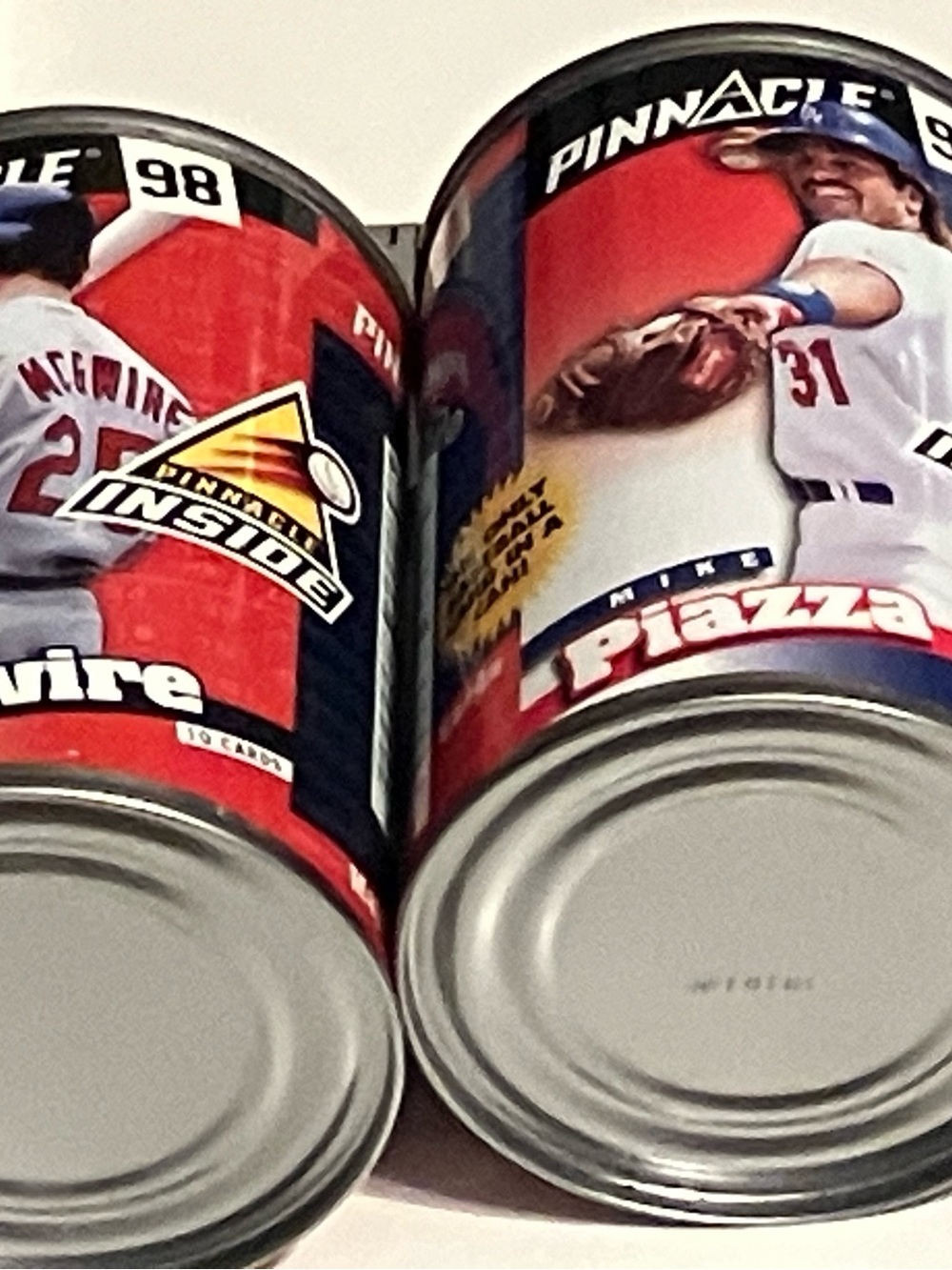 Set of Collectible Soup/Stew Cans with Sports Graphics baseball cards in cans - Picture 5 of 14